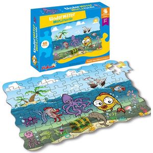 Puzzel Onderwaterwereld | Puzzelen voor kinderen – Leerzame Puzzels | Kinderpuzzels 3 jaar |  Puzzel 45 stukjes | Puzzel kind 3 jaar | Leuke Puzzels voor Kinderen – Kinderpuzzel Onder Water