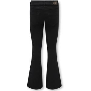 ONLY KOGROYAL LIFE REG FLARED PIM600 NOOS Meisjes Jeans - Black Denim - Maat 116
