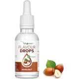 Smaakdruppels 50 ml - Smaak: Hazelnoot - Flavour drops smaakdruppels zonder calorieën - Voor kwark, havermoutpap, yoghurt en meer - Veganistisch