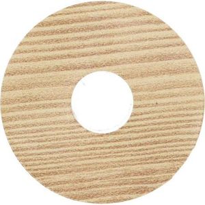 Zelfkl. rozet (17 mm) oud grenen (10 st.)