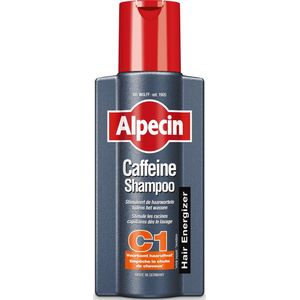 Alpecin Cafeïne Shampoo C1 250ml | Voorkomt en Vermindert Haaruitval | Natuurlijke Haargroei Shampoo voor Mannen