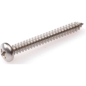 Hoenderdaal zelftappende plaatschroeven RVS A2 PH-2 cilinderkop 4,2 x 16 mm 200 stuks