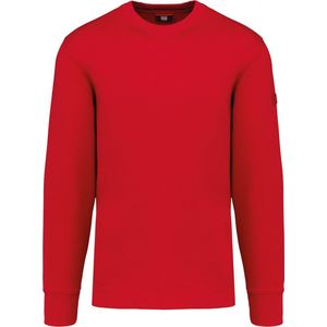 Sweatshirt Heren S WK. Designed To Work Ronde hals Lange mouw Red 80% Katoen, 20% Polyester