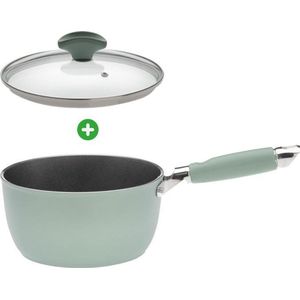 Primecook - Steelpan / Sauspan met deksel - Ø 20 cm - PFAS-vrij - inductie - Ecoshield