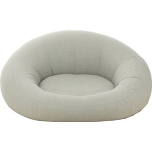 J-Line - Lig-/lounge Tuinmatras - Donut Polyethyleen Grijs