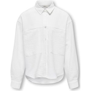 ONLY KOGMETTE LIFE KNOT TOP WVN Meisjes Blouse - Maat 140