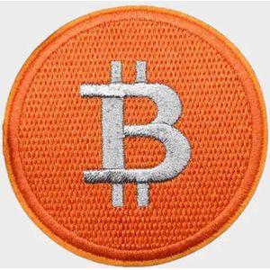 Bitcoin - Strijkpatch - Strijkapplicatie - Strijkembleem - Patch - Badge