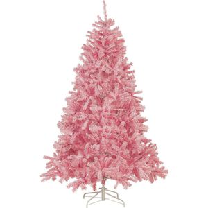 Beliani FARNHAM - Kerstboom - Roze - PVC