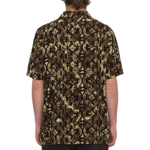 Volcom Bold Moves Short Sleeve Overhemd - Ginger Brown