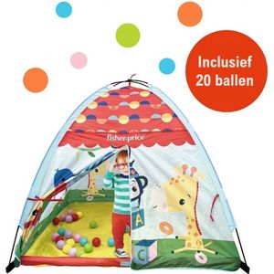 Fisher-Price - Forest XL - Opvouwbare Tent - Met 20 Ballen