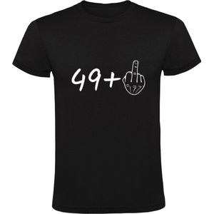 Vijftig jaar Heren T-shirt - 50 jaar - verjaardag - 50e verjaardag - abraham - sarah - feest - cadeau - grappig
