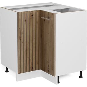 Vicco R-Line Keuken Hoekkast – 75.6 cm zonder werkblad Artisanaal eiken zonder werkblad