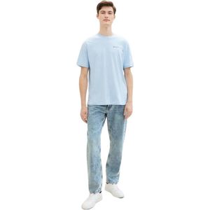 Tom Tailor Denim Heren Jeans Broeken LOOSE STRAIGHT comfort/relaxed Fit Blauw 29W / 32L Volwassenen