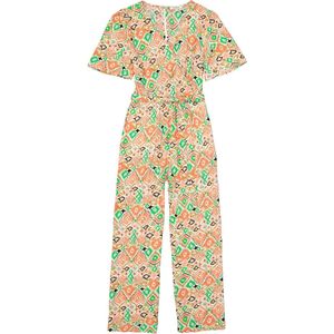 GARCIA Dames Jumpsuit Bruin - Maat XS