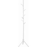 Staande kapstok - boom kapstok 8 haken hout - 178 cm hoog - wit