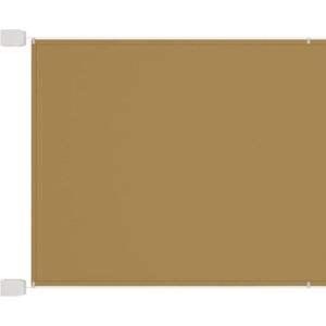 vidaXL Luifel verticaal 140x420 cm oxford stof beige - Verticale Luifel - Verticale Luifels - Luifel - Verticaal Scherm