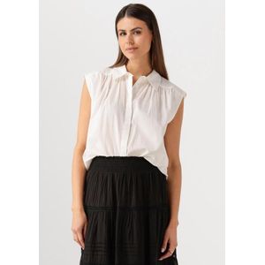 Minus Silia Sleeveless Top Tops & T-shirts Dames - Shirt - Wit - Maat 42