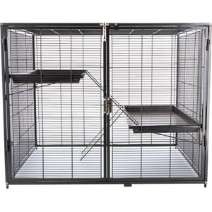 Keddoc Rattenkooi Animal Home Penthouse Top 93,5x63x76 cm Antraciet