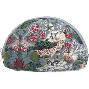 Make-up tas - Strawberry Thief Grey - Grijs - William Morris