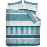 RiviÃ¨ra Maison Happy Winter - Flanel - Dekbedovertrek - Tweepersoons - 200x200/220 cm - Blauw