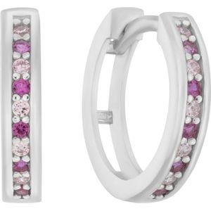 Glow 107.3100.00 Kinder Oorbellen - Oorringen - Sieraad - Voor Kinderen - Zilver - 925 Zilver - 12 mm lang