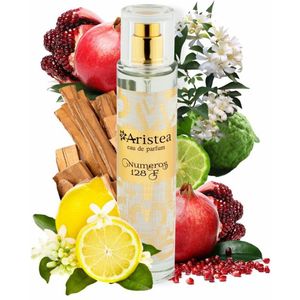 Eau De Parfum | Aristea | Numeros 128F | Geinspireerd op designer merken | 50ML | Voor Haar | Fris fruitig ontwaken ontmoet langzaam delicate bloemen