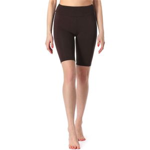 Merry Style Dames Leggings - Sport - Vrijetijdsbroek - Korte - Viscose - MS-MS10-219-LE - Bruin - XXL