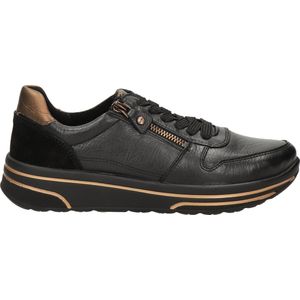 Ara Sapporo dames sneaker - Zwart multi - Maat 37,5