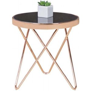 Bijzettafel - Salontafel - Design - Rond - Koper - Ø 42 cm