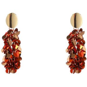 Day&Eve by Go Dutch Label Oorknoppen Shiny Party Pailletten Champagne