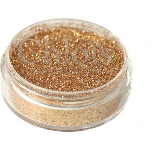 Chloïs Glitter Sand Gold 20 ml - Chloïs Cosmetics - Chloïs Glittertattoo - Cosmetische glitter geschikt voor Glittertattoo, Make-up, Facepaint, Bodypaint, Nailart - 1 x 20 ml