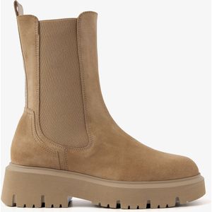 VIA VAI Ziva Rush Chelsea boots dames - Enkellaarsjes dames - Beige - Maat 41