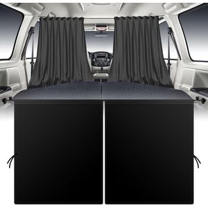 2 stuks auto scheidingsgordijnen zonwering, 140 x 80 cm, auto inkijkbescherming, gordijnen, auto gordijn, zonwering auto achterruit auto raam zonwering auto camping accessoires