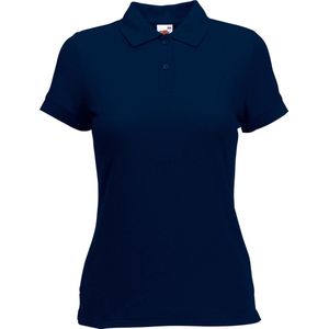 Fruit Of The Loom Vrouwen Dames-Fit 65/35 Poloshirt Korte Mouwen (Donker Marine)