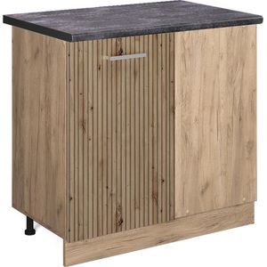 Vicco R-Line Keuken Hoekkast – 86 cm , WB Antraciet Artisanaal eiken , WB Antraciet