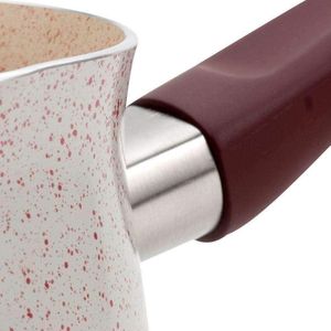 Smeltkroes | 430 ml | Turkse koffiepot met granieten coating voor het maken van Turkse koffie