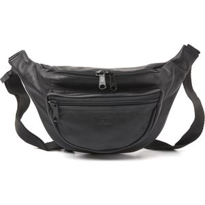 dR Amsterdam Heuptas | Heuptasje dames / heren | Leren heuptas unisex | Praktische heuptas | Leren heuptas Toronto - 15004 Black