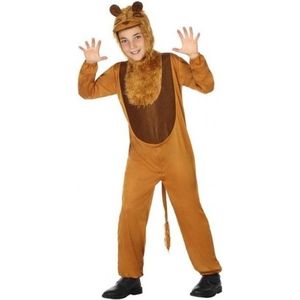 Dierenpak leeuw onesie verkleedset/kostuum voor kinderen - carnavalskleding - voordelig geprijsd 104