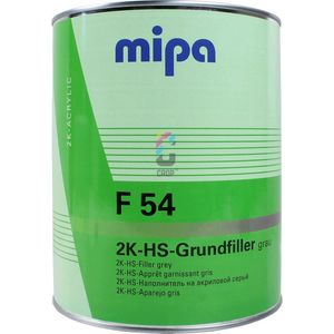 MIPA F54 2K-HS-Grundierfiller - Primer - 4 liter - Grijs