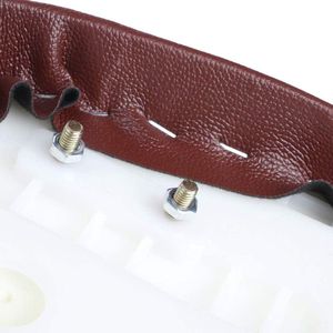 Motorstoel Zadel van PU-leer - Vintage Cafe Racer-stoel - Platte zadel Kussenstoelen voor Motorfietsen CG125 GN CG CB400SS (Type A)