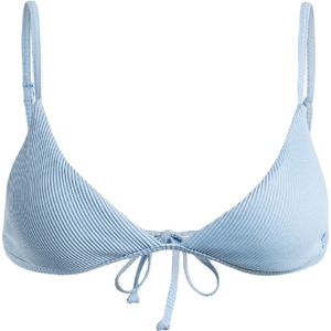 Roxy Rib Love The Quiver Triangle Bikini Top - Bel Air Blue