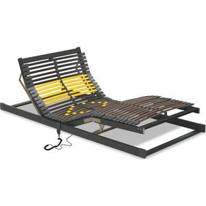 Beter Bed Bossflex 600 Lattenbodem 100 x 200 cm - Elektrisch Verstelbaar - Bedbodem - Bedraad - Max. 120kg - Antraciet/Geel