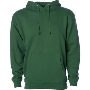 Men´s Heavyweight Hoodie met capuchon Dark Green - L