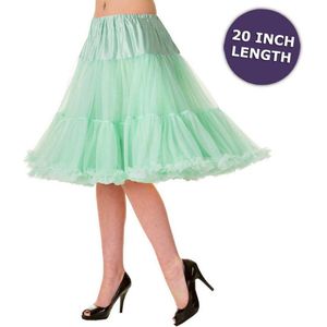 Banned - Walkabout Petticoat - XL/XXL - Groen