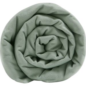 Yumeko laken velvet flanel pale groen 200x260