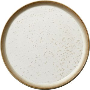 Bitz® 11280 - 6 stuks Aardewerk Ontbijtborden 21 cm Creme