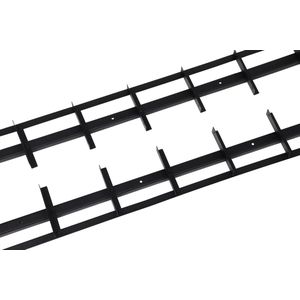 Flex Fence Draaibare Lamellen voor in de tuin Zwart RVS 95 cm | 2 stuks