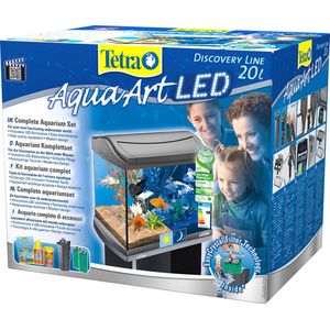 Tetra AquaArt LED Aquarium - 30x30x30 cm - 20L - Antraciet