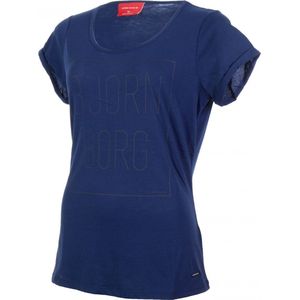 Bjorn Borg Sportshirt - Maat M  - Vrouwen - blauw/grijs