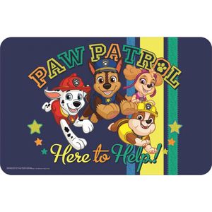 PAW PATROL duoset placemats/onderlegger - Kunststof afwasbaar - 43*28cm